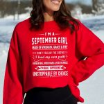 September Girl Unstoppable By Choice – Sweatshirt & Hoodie – Cozy & Soft