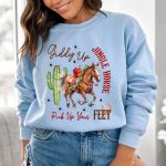 Giddy Up Jingle Horse – Sweatshirt & Hoodie