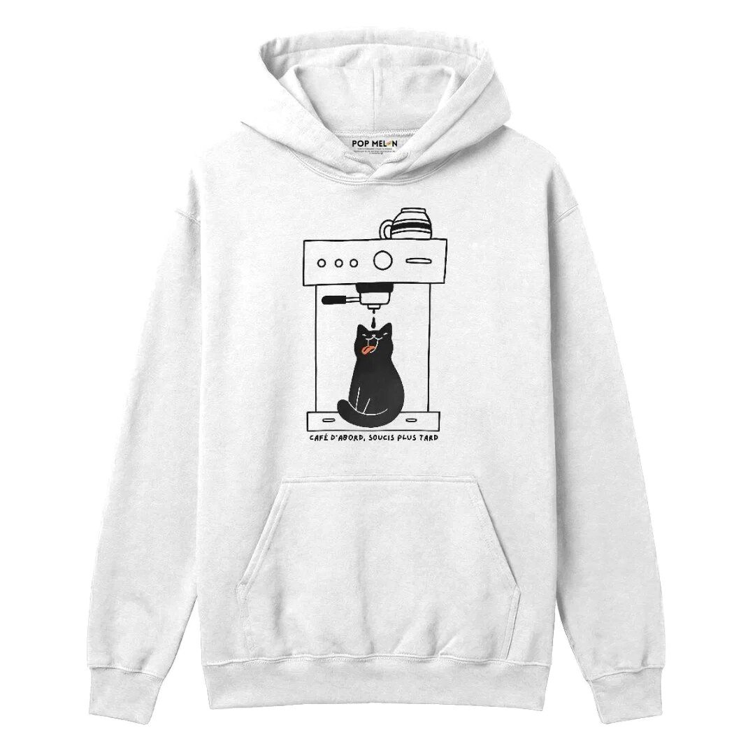 HOODIE / CAFE DABORD SOUCIS PLUS TARD 3 HOODIE / CAFE DABORD SOUCIS PLUS TARD