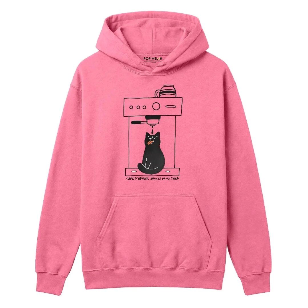 HOODIE / CAFE DABORD SOUCIS PLUS TARD 4 HOODIE / CAFE DABORD SOUCIS PLUS TARD