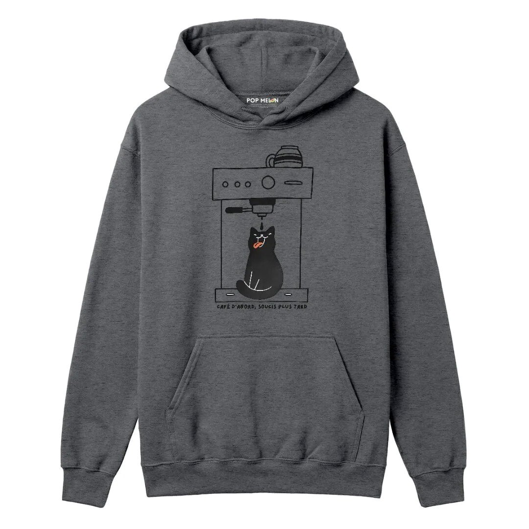 HOODIE / CAFE DABORD SOUCIS PLUS TARD 5 HOODIE / CAFE DABORD SOUCIS PLUS TARD