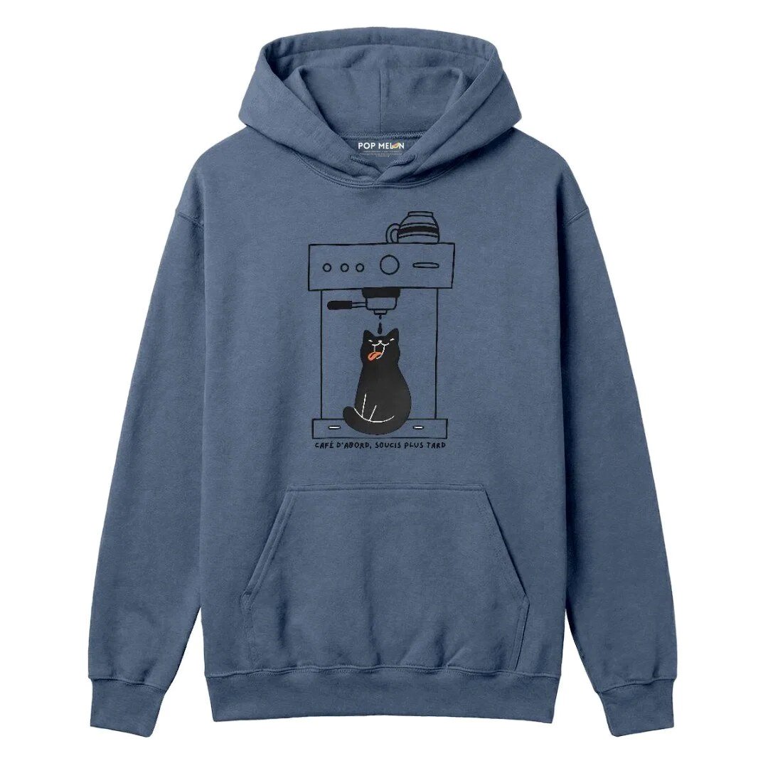 HOODIE / CAFE DABORD SOUCIS PLUS TARD 6 HOODIE / CAFE DABORD SOUCIS PLUS TARD