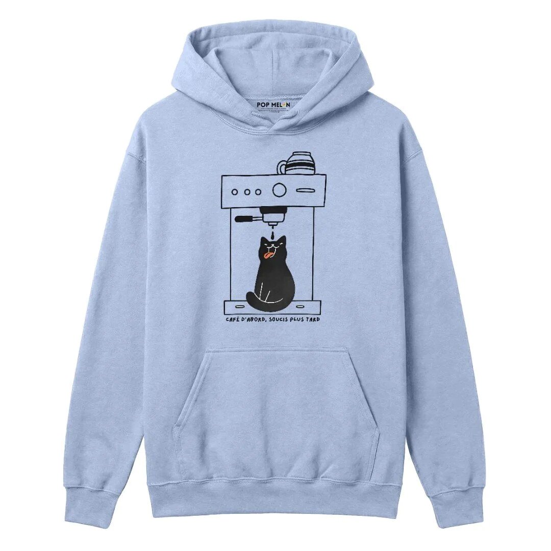 HOODIE / CAFE DABORD SOUCIS PLUS TARD 8 HOODIE / CAFE DABORD SOUCIS PLUS TARD