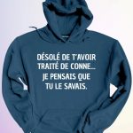 HOODIE JE PENSAIS QUE TU SAVAIS