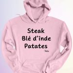 HOODIE STEAK BLE DINDE PATATES